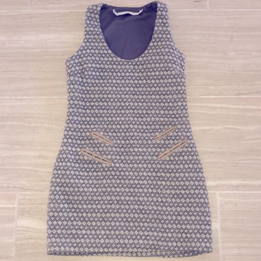 Wool and Leather Dress from Dallin Chase